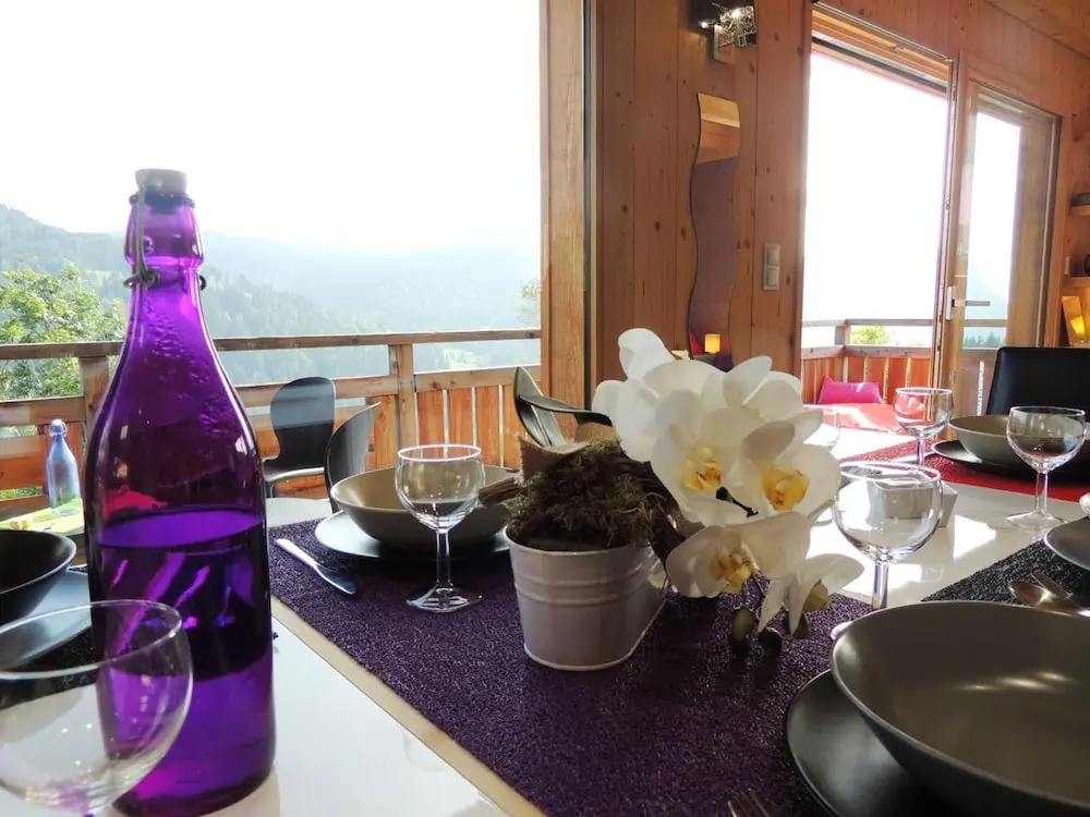 Chalet with 5 Bedrooms in Les Gets, with Wonderful Mountain View, Furnished Garden And Wifi