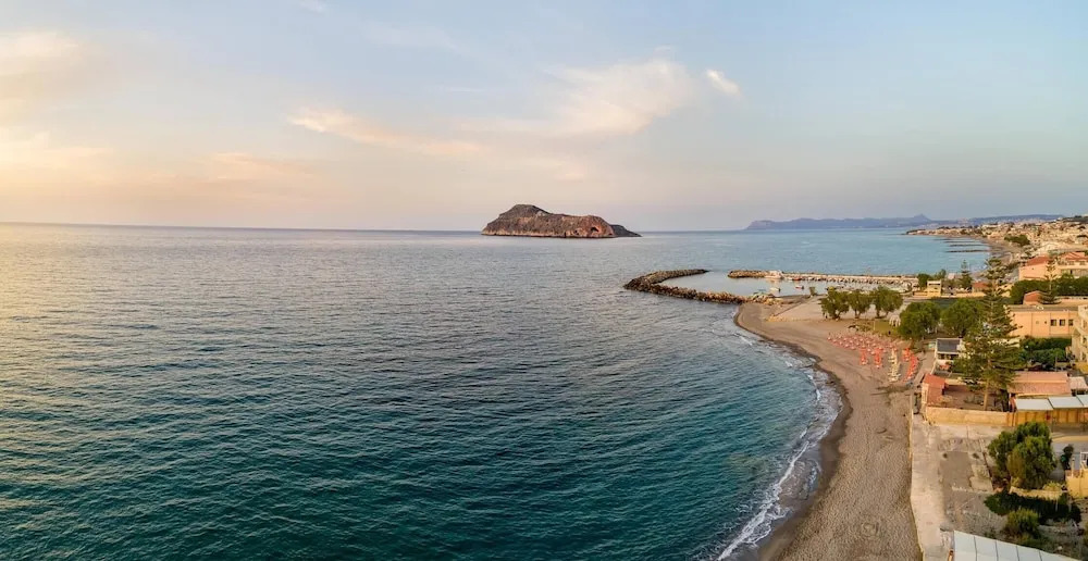 Platanias Beachfront Villa Elsa-90m To Main Square