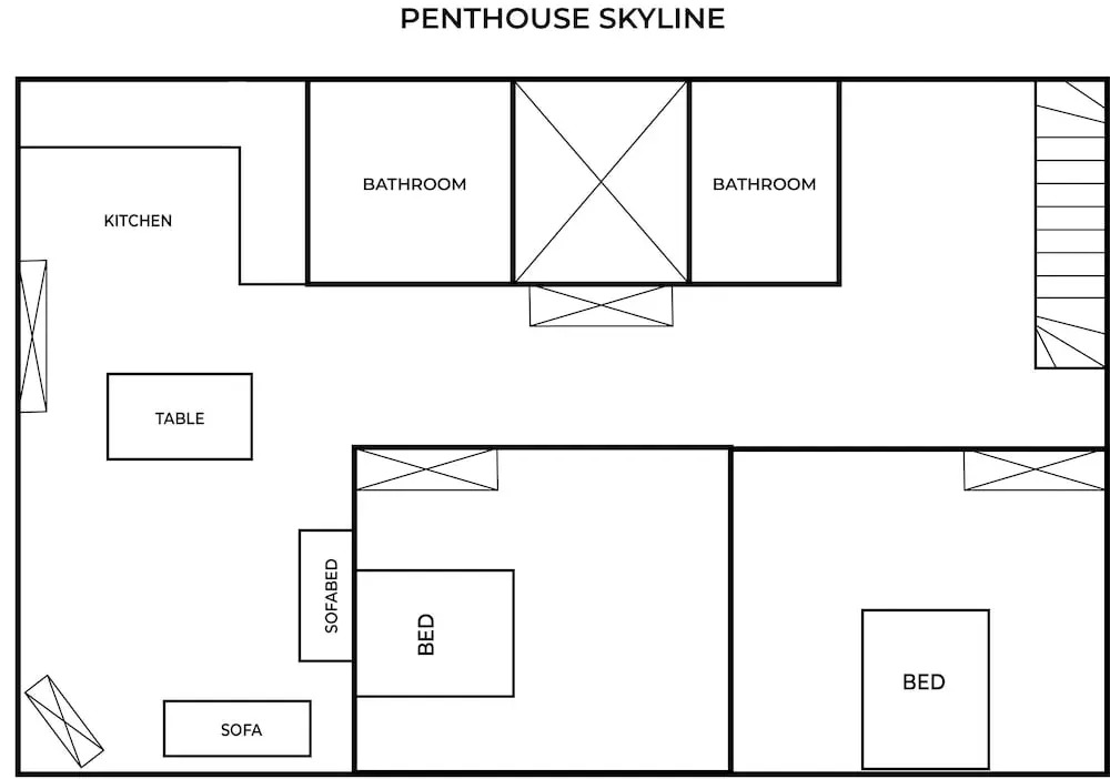Penthouse Skyline by Loft Affair