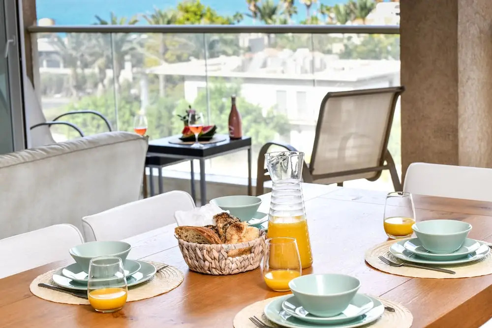 Modern Gem with Stunning Balcony by Sea N Rent