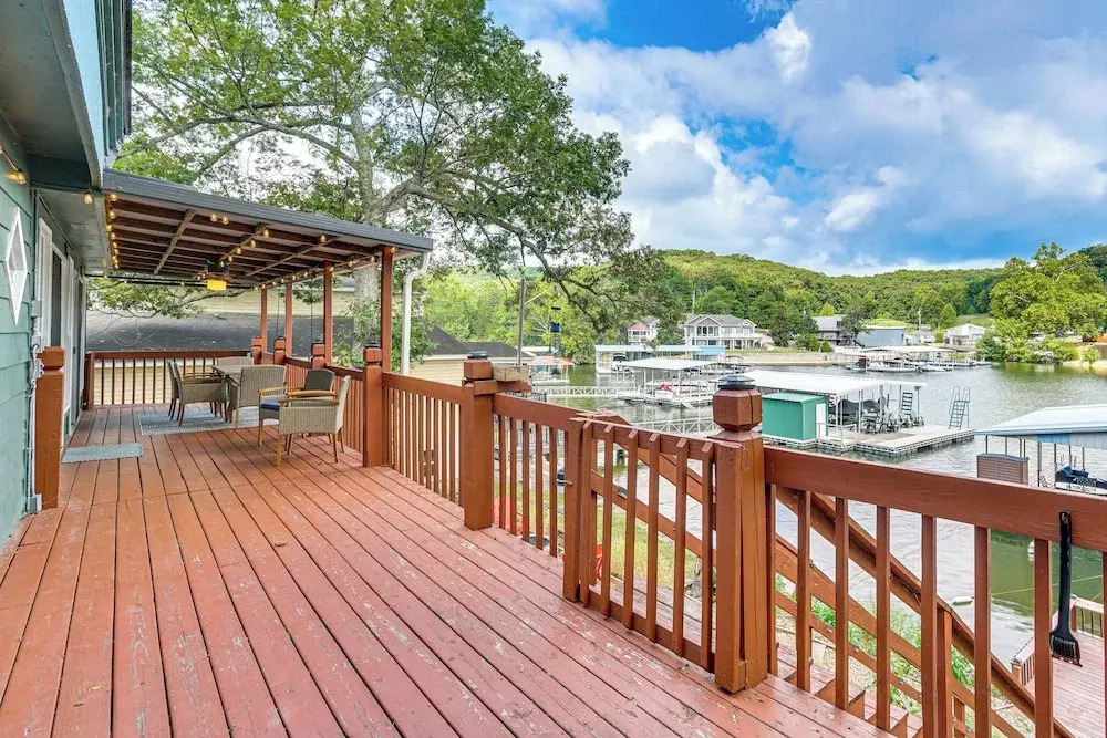 Central Waterfront Home w/ Dock in Lake Ozark!