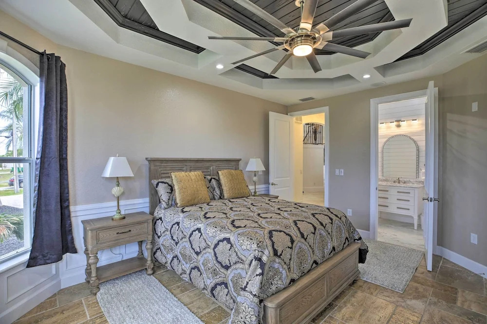 Luxe Cape Coral Escape w/ Boat Dock + Cabana!
