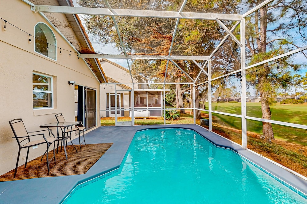 Radiant Retreat With Private Pool, On-site Golf, Board Games, AC, & W/D