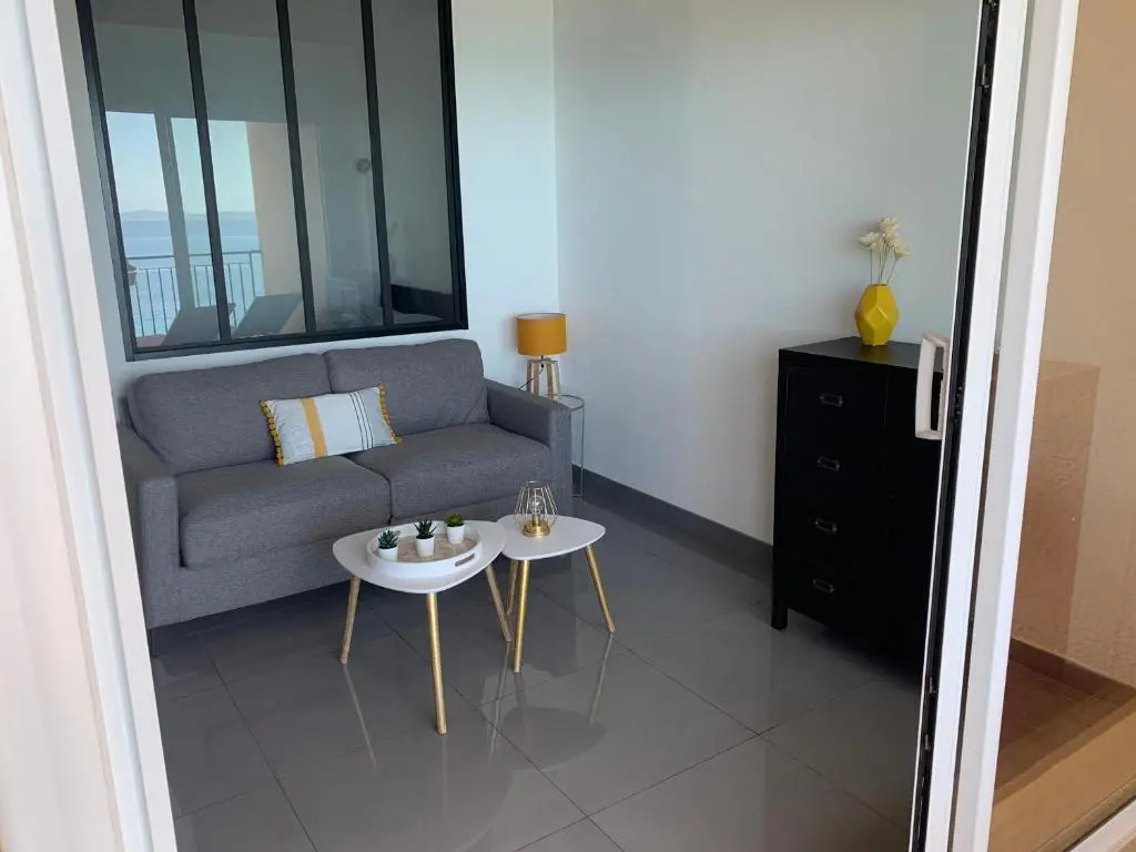 Superbe appartement T2 Vue magnifique Sanguinaires à 50m de la plage