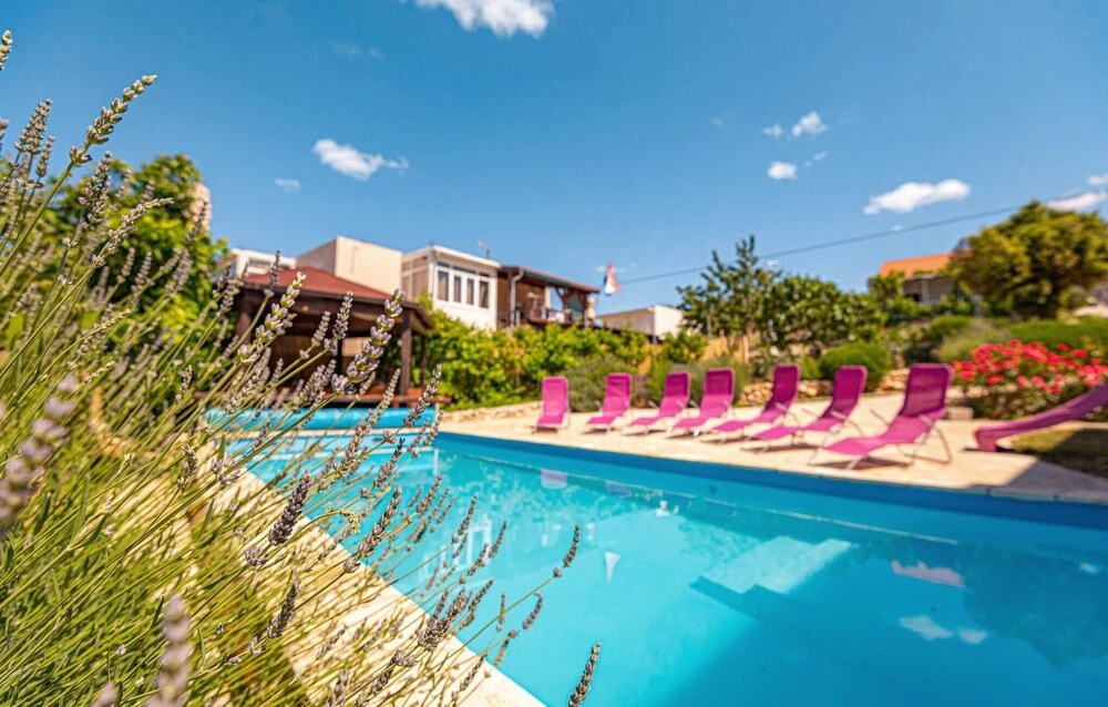Beautiful Home in Rogoznica with Outdoor Swimming Pool, Hot Tub & 8 Bedrooms