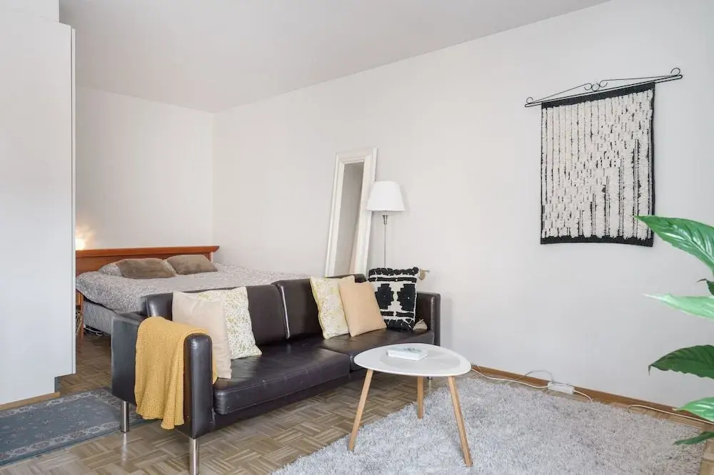 Bright Studio Apt. with Private Balcony