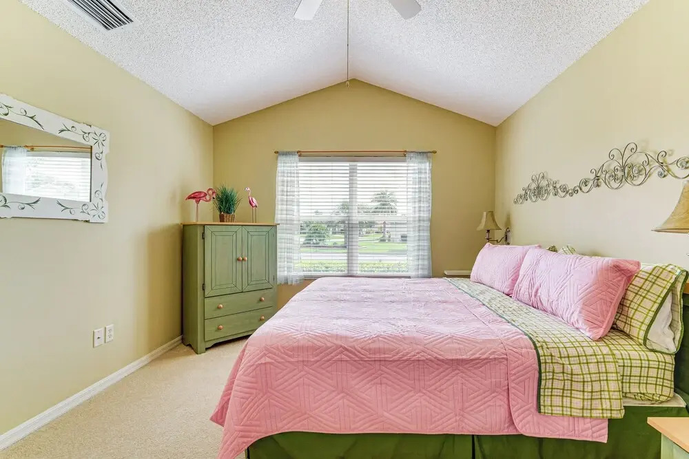 Single-Story Home with Golf Cart in The Villages