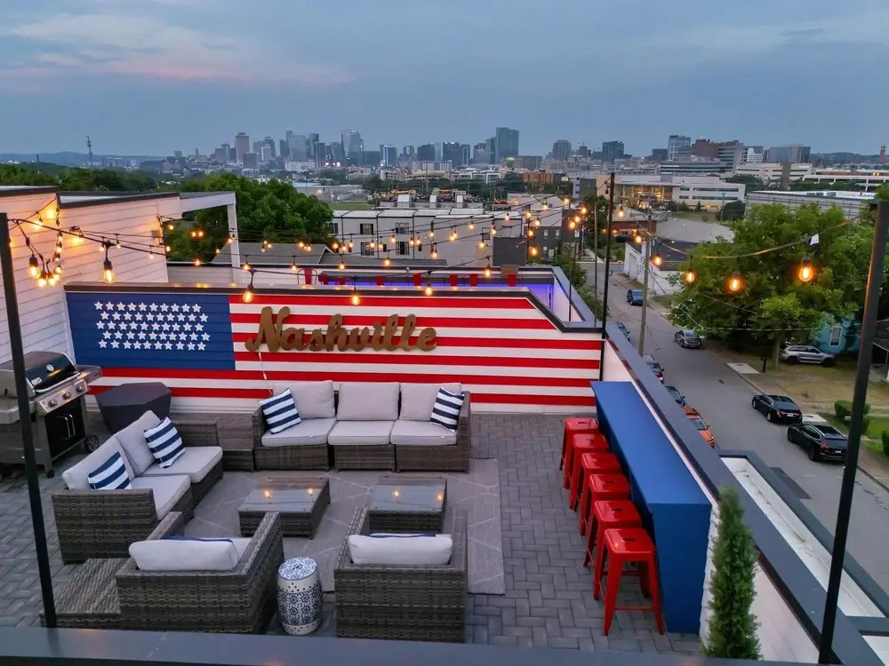 Ultimate Rooftop Double Games BBQ Skyline Views