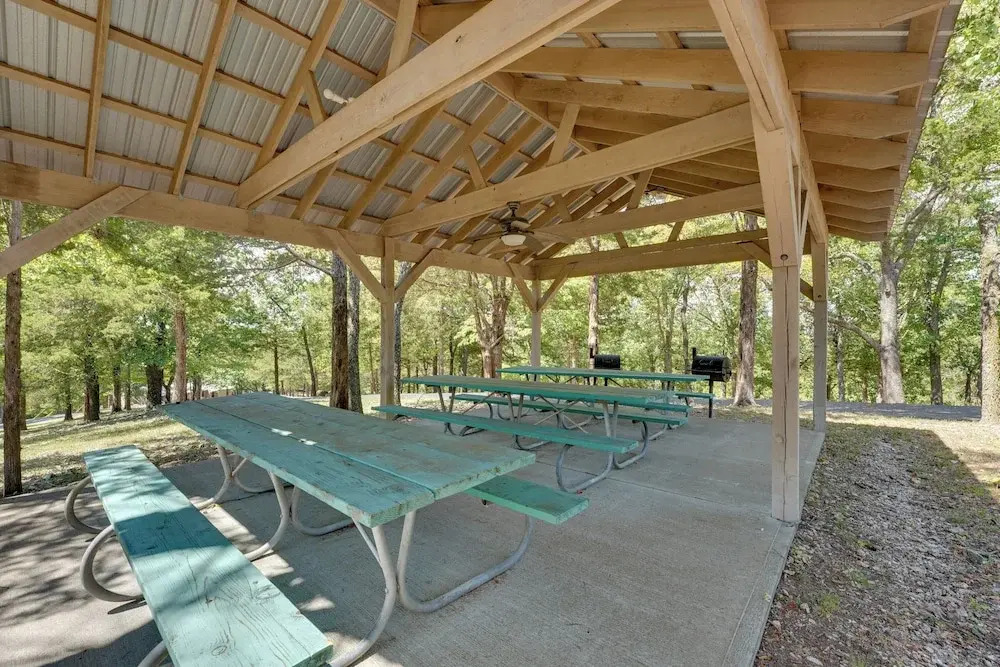 Walk to Table Rock Lake: Updated Cabin w/ Deck!