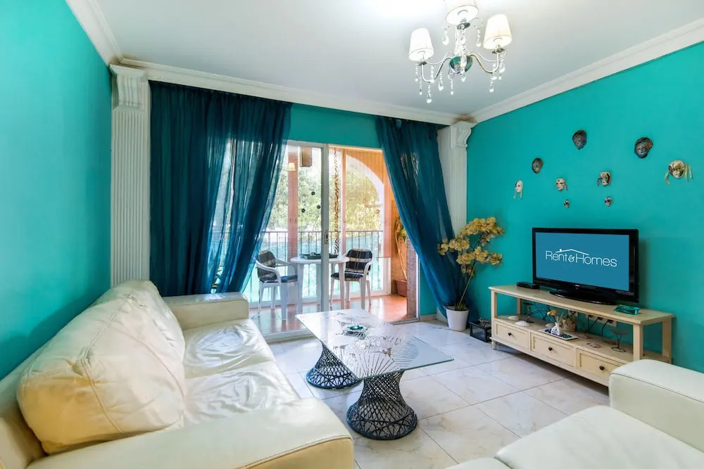 RentAndHomes Los Boliches Blue&Green Apt