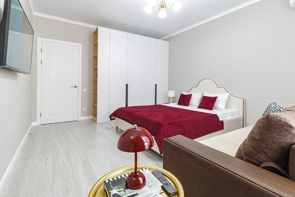 Квартира Burgundy suite near Khan shatyr