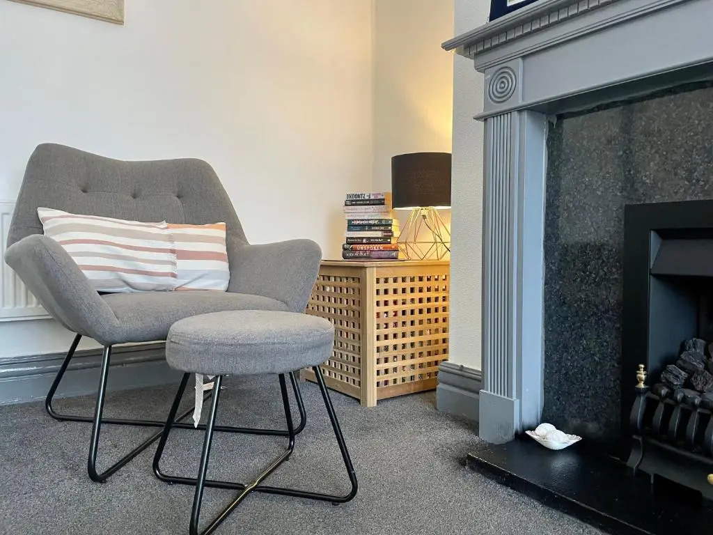 Entire holiday home in Blackpool with free parking and a private patio garden