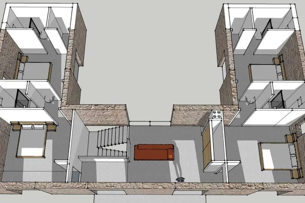 Magnificent Stone House Villa 14 beds 7 en-suite rooms Çeşme (450 m2 6500 land)