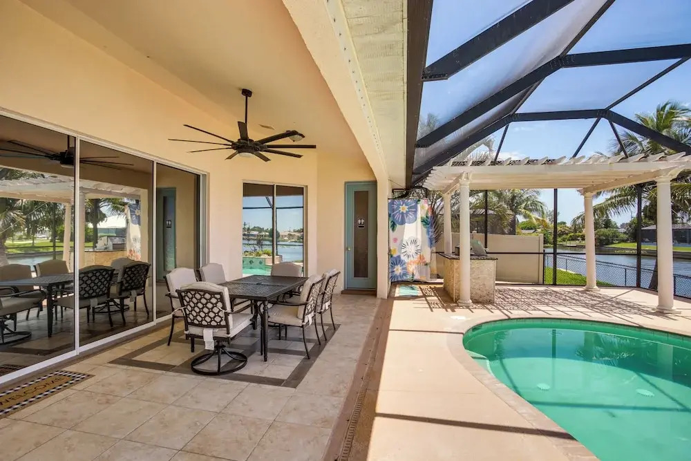 Dock & Outdoor Oasis: Waterfront Cape Coral Home