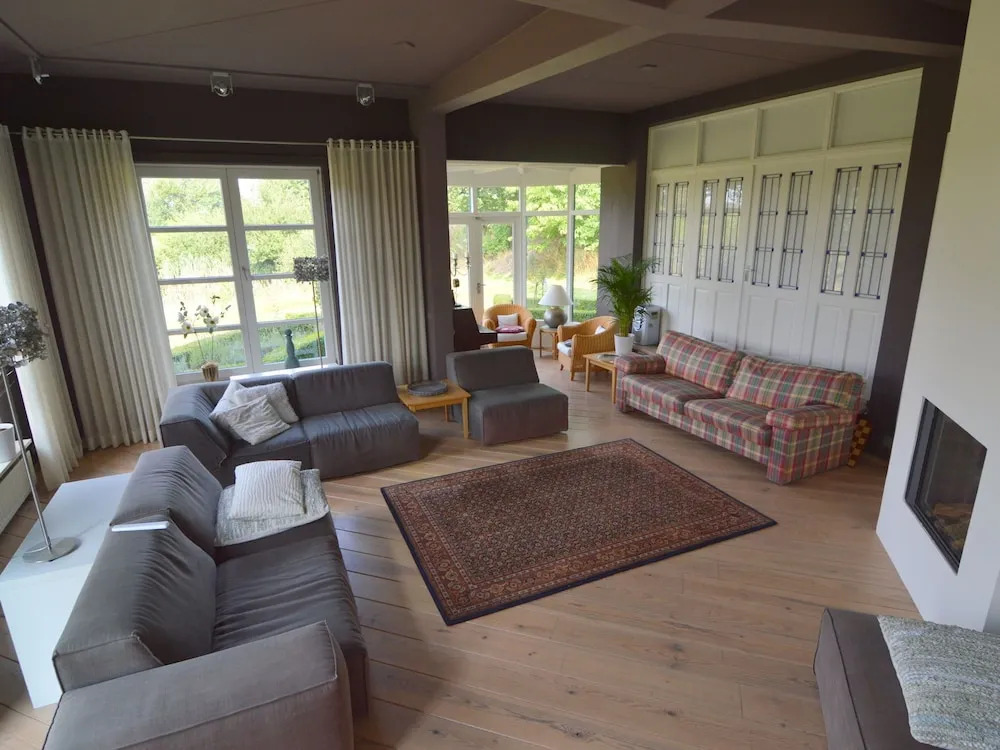 Lavishly Appointed Group Accommodation in a Quiet Location With Distant Views and a Swimming Pond