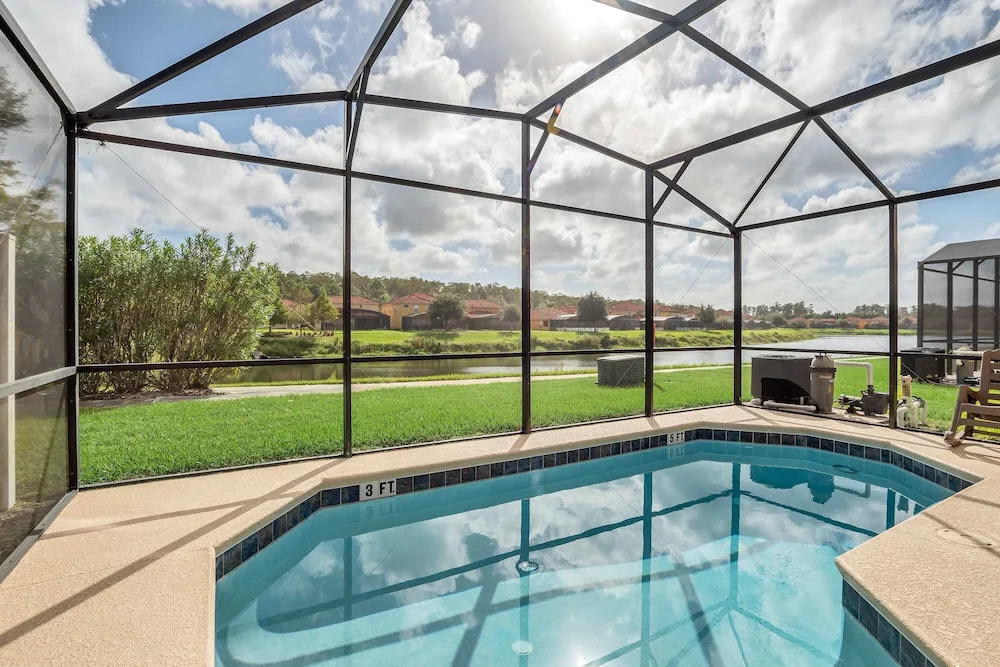 Lake View! Cozy 4BD Home Near Theme Parks With CDC Cleaning Standards #4bv941
