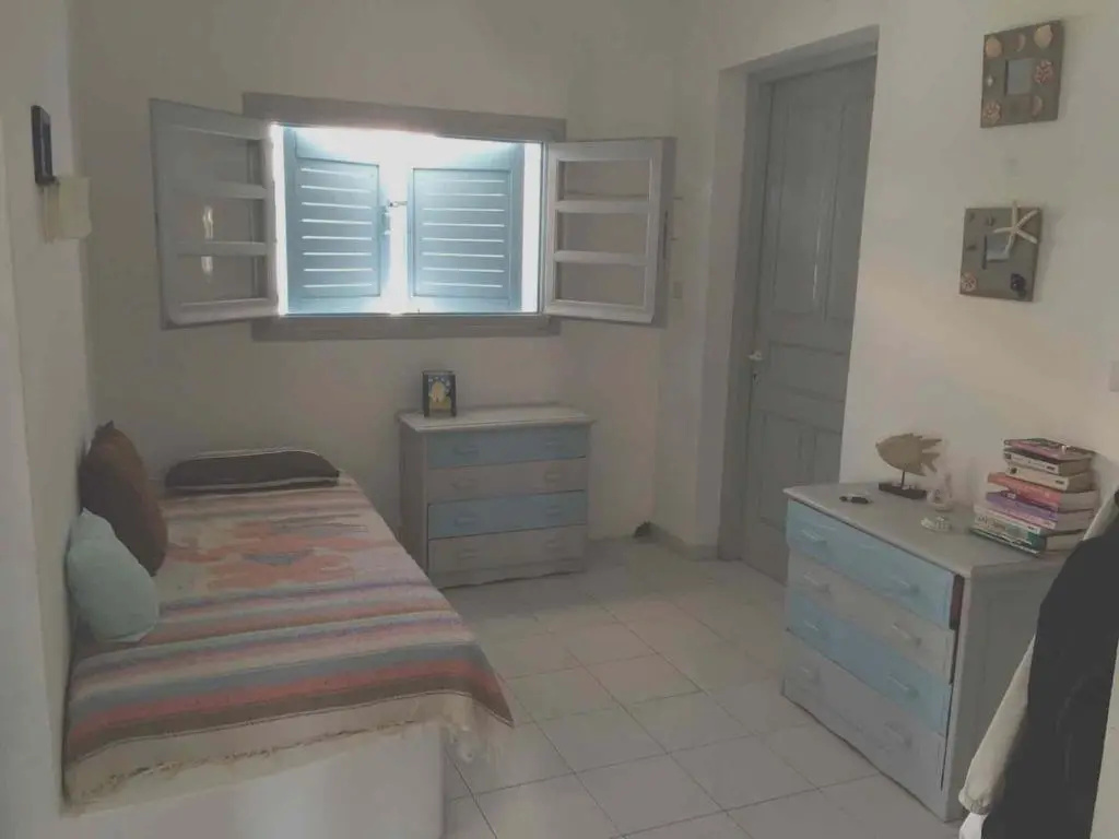 House with 6 bedrooms in Ios with wonderful sea view enclosed garden and WiFi 100 m from the beach