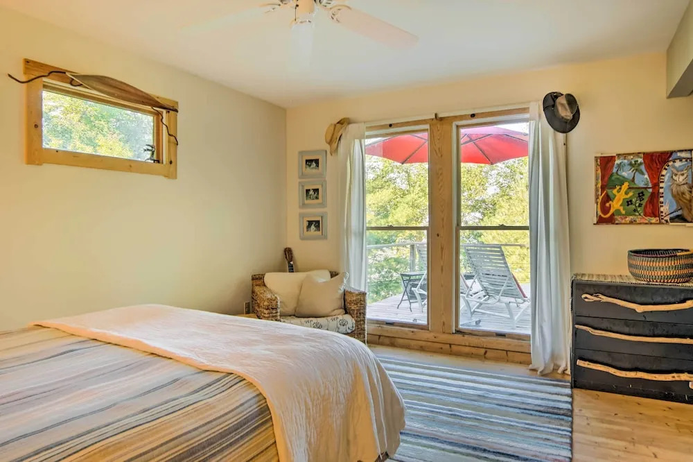 Forested Pentwater Vacation Rental - Walk to Beach