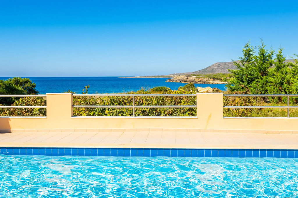 Maria Beach House Large Private Pool Walk to Beach Sea Views A C Wifi - 2176
