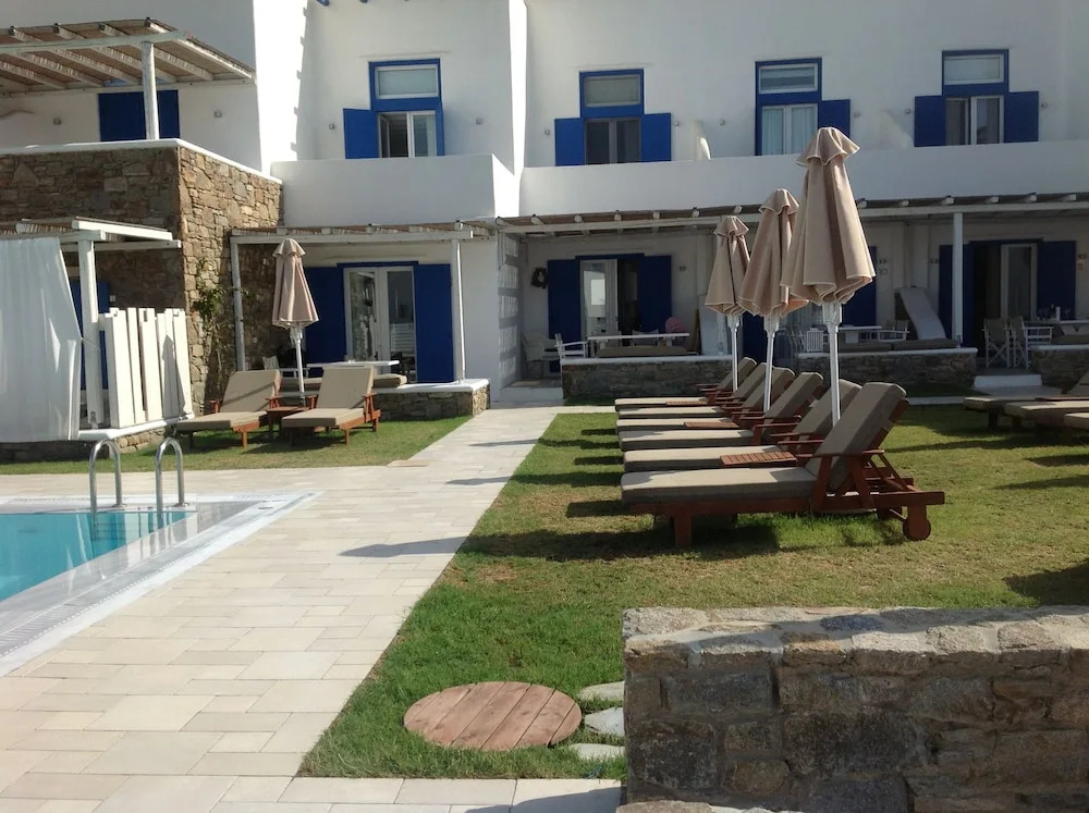 Blue, White and Grey Suites