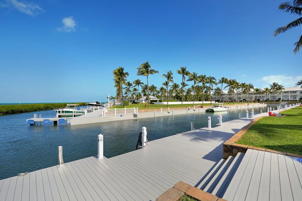 Waterfront luxury Villa 34 with sunset views and boat slip