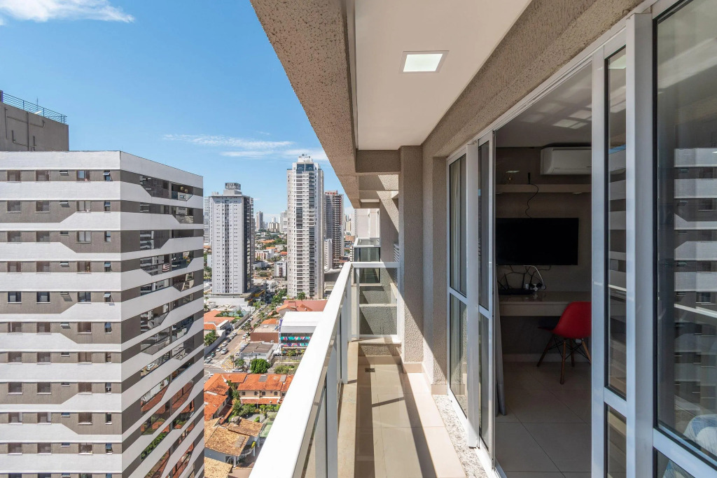 Flat completo - andar alto - Setor Bueno - Ed The Expression - WI-fi - Garagem - TH2205