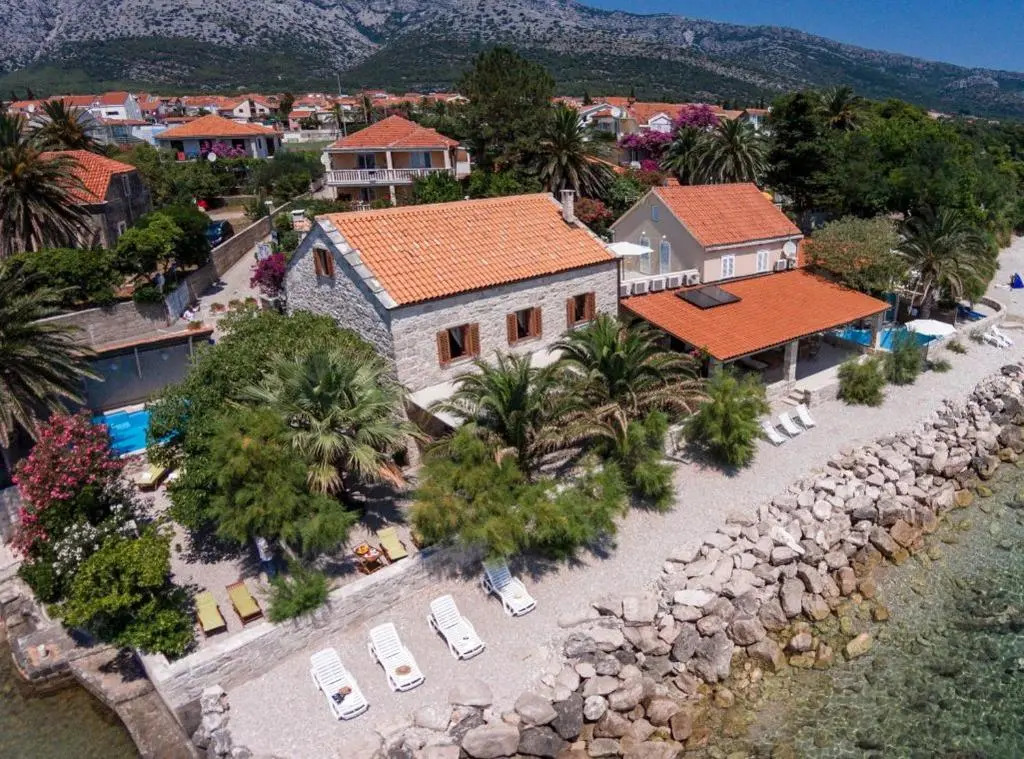 Luxury Beachfront Villa Mare with private pool at the beach Orebic - Peljesac