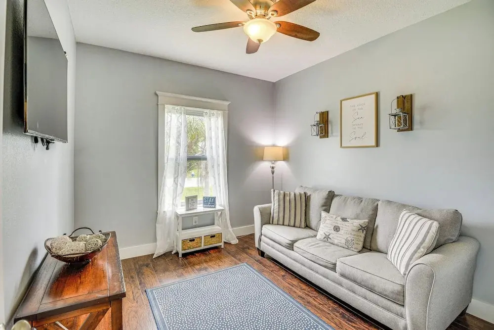 Close to Beaches: Palm Coast Home w/ Deck!