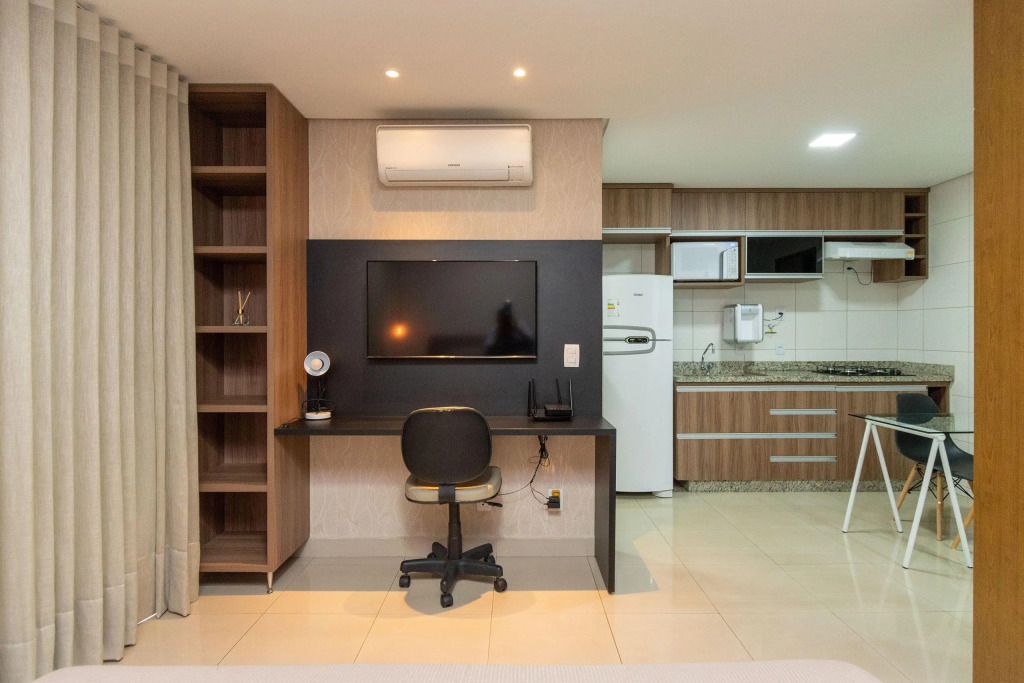 Flat Aconchegante No 15 Andar   Setor Bueno   Ed. The Expression   Th1508