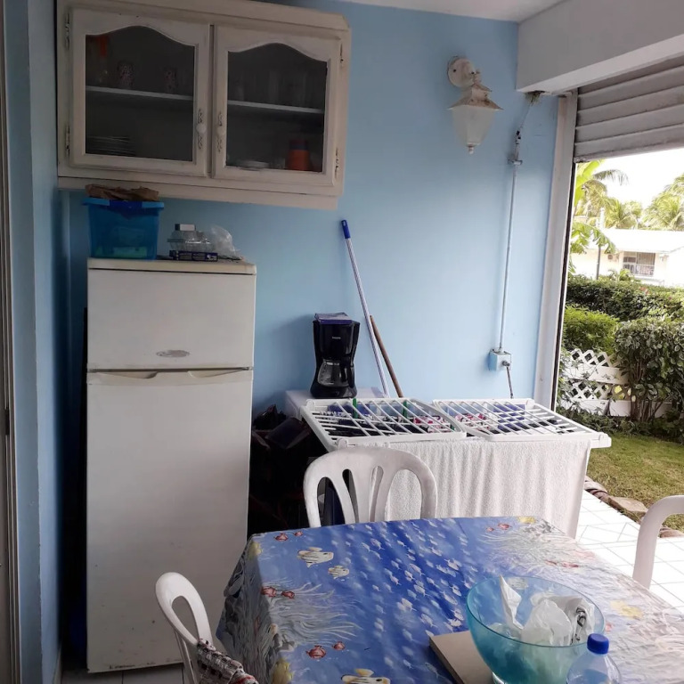 Apartment with 2 Bedrooms in Le Moule, with Enclosed Garden