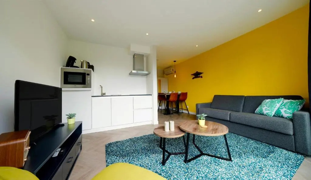 Sunny 45m2 Penthouse with Balcony and Terrace