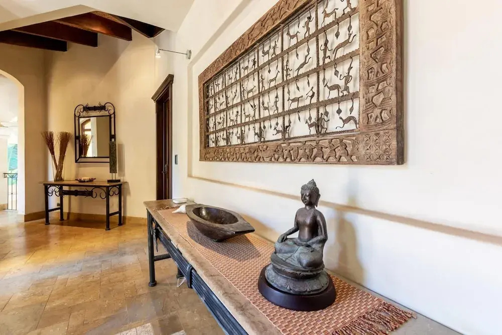 Elegant Mediterranean-Style Mansion with Beachfront Views and Private Infinity Pool