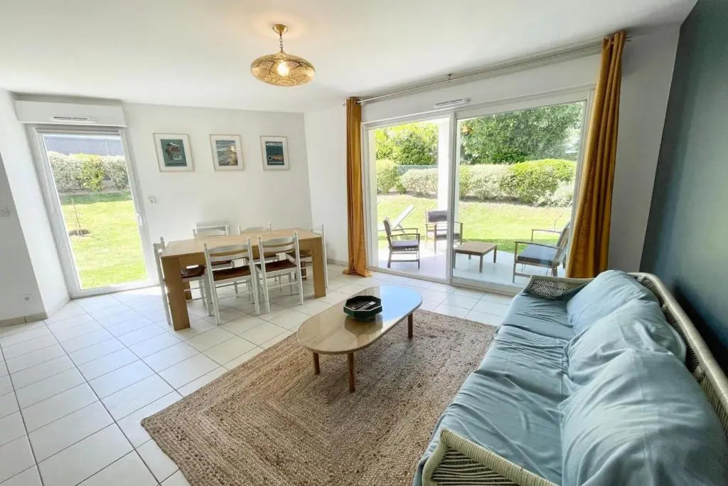 Charmant T3 Ultra Cosy Jardin 50m Des Plages