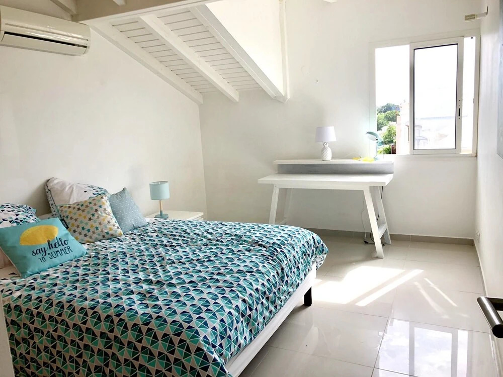 Apartment With 2 Bedrooms in Le Gosier, With Wonderful sea View, Furni
