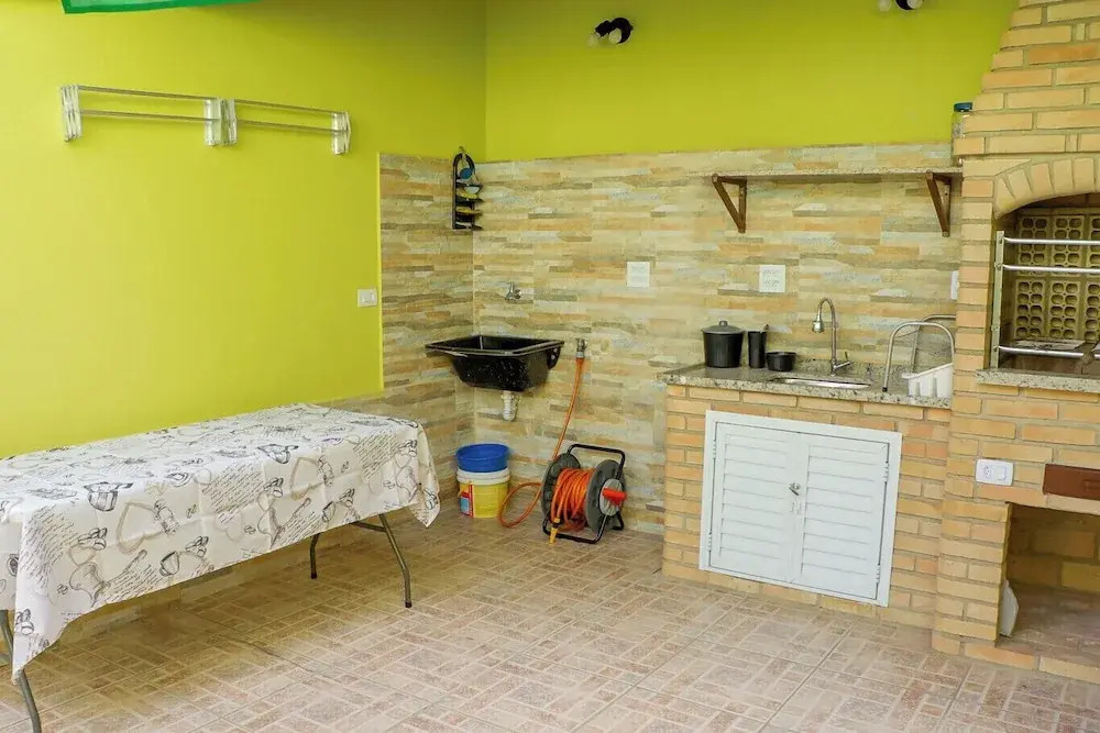 Casa com Wifi e Churrasq a 500m da Praia de Suar o