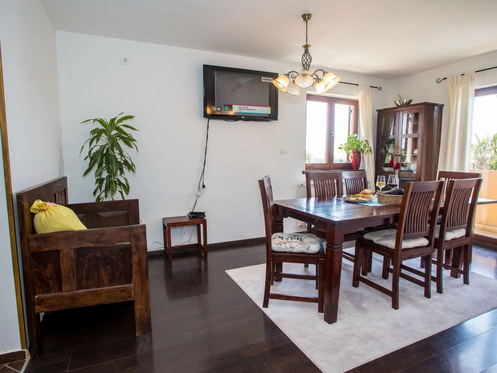 Nicely decorated semi-detached house with pool and  fenced yard