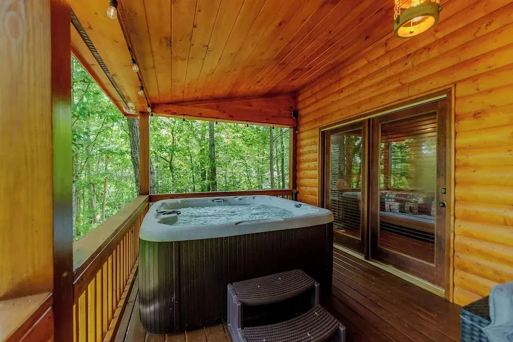 Hot Tub & Fire Pit: Secluded Blue Ridge Cabin