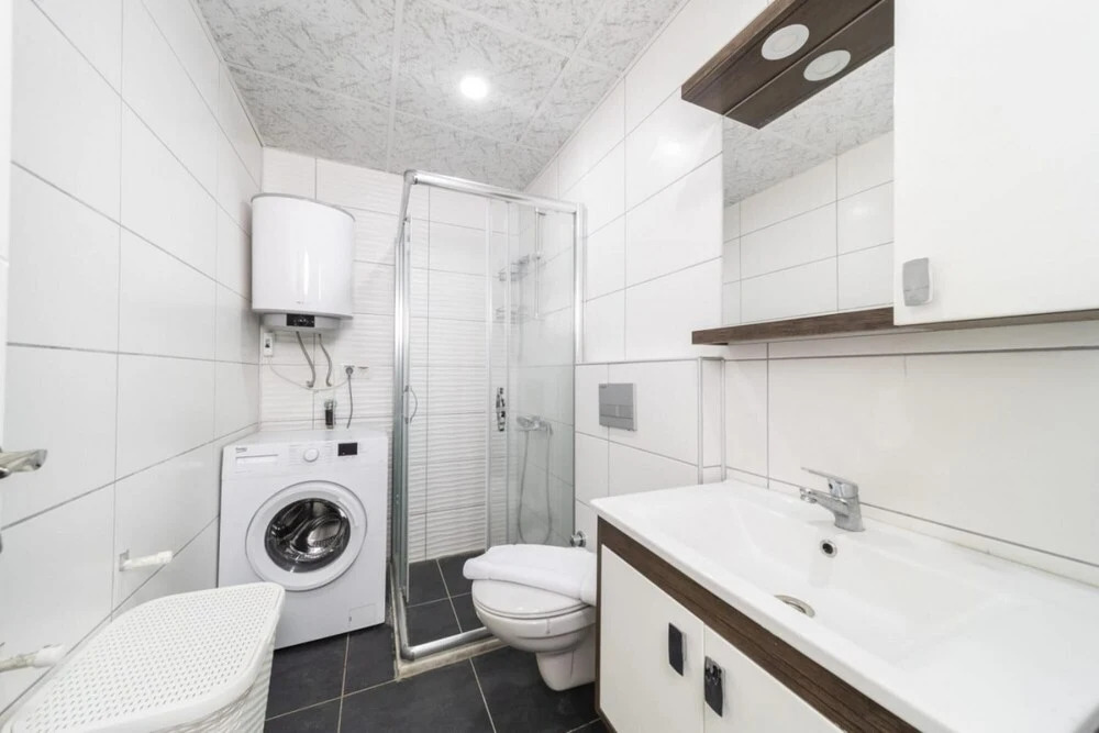 Flat With Shared Pool and Balcony in Konyaaltii