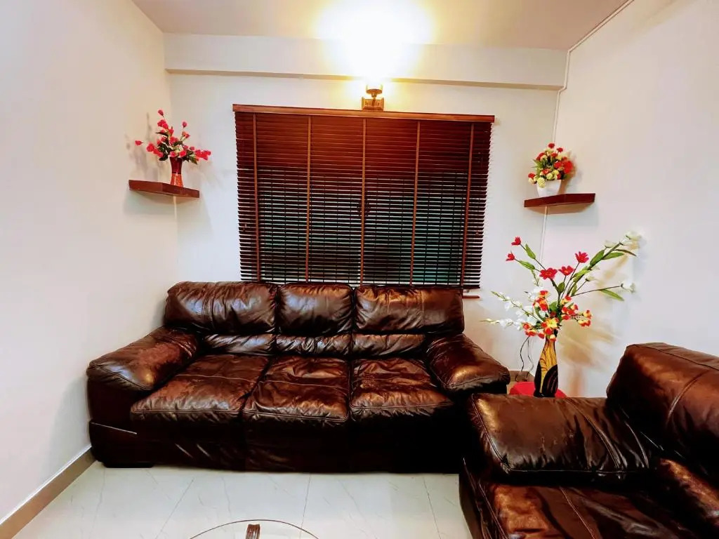 Delightful 2BHK with private veranda in the city.