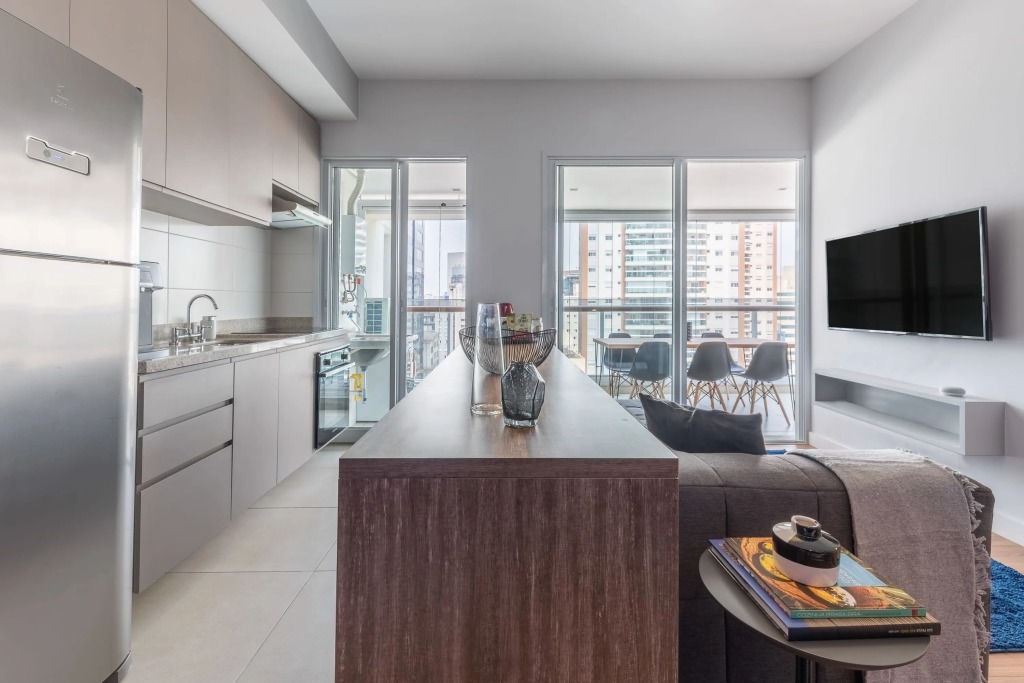 Apartamento estiloso com varanda| Vila Olímpia