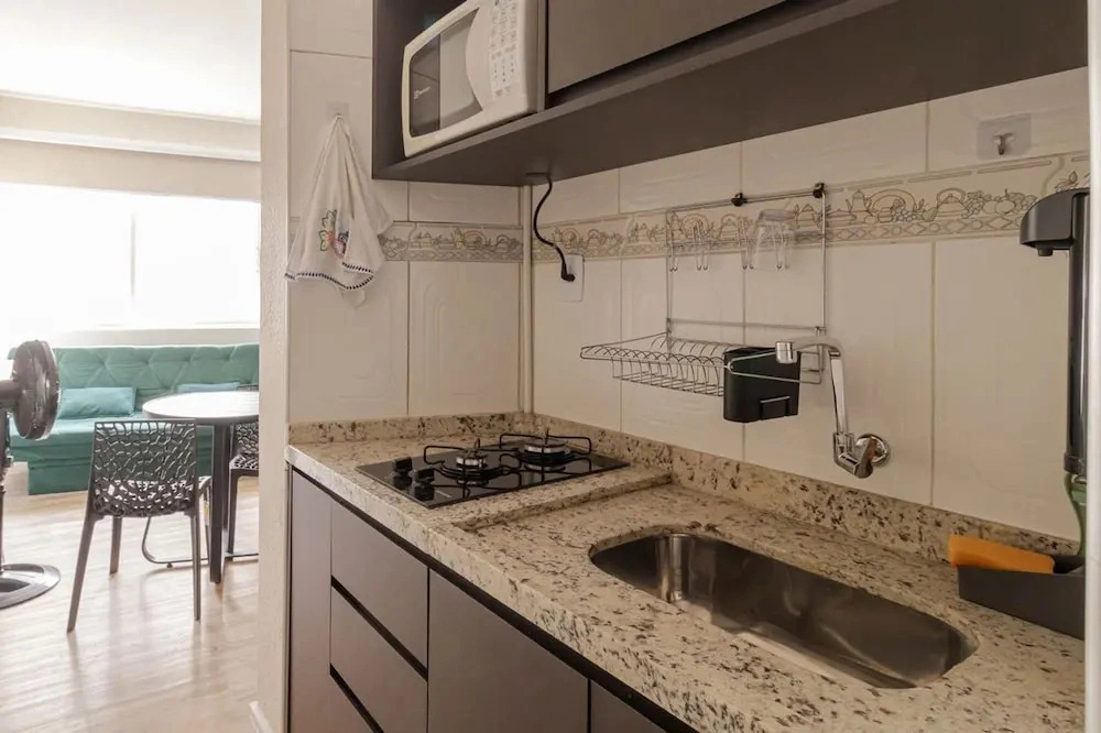 Studio com Garagem e Wi-fi no Centro de Campinas