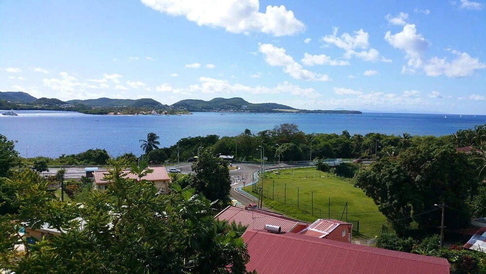 Apartment With one Bedroom in Le Marin, With Wonderful sea View, Enclosed Garden and Wifi - 10 km From the Beach