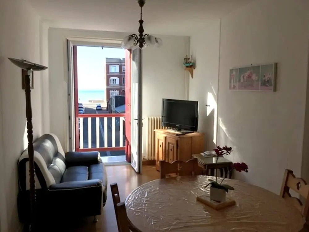 Apartment With 2 Bedrooms in Mers-les-bains, With Wonderful sea View and Balcony - 100 m From the Beach