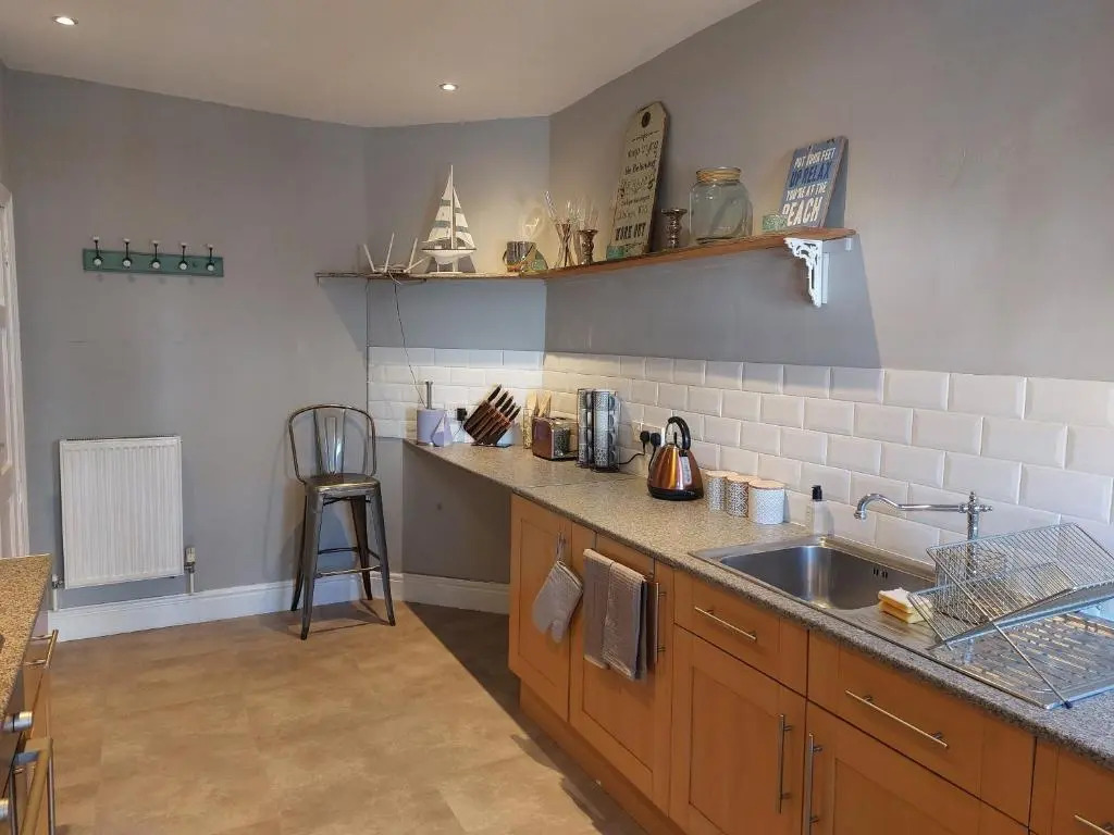 Llandudno apartment, quirky pub with tropical beer garden