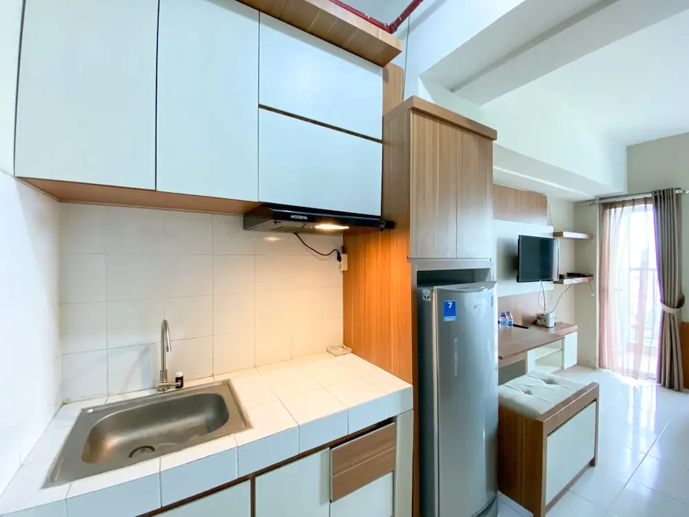 Full Furnished With Simply Look Studio Room Mont Blanc Bekasi Apartment
