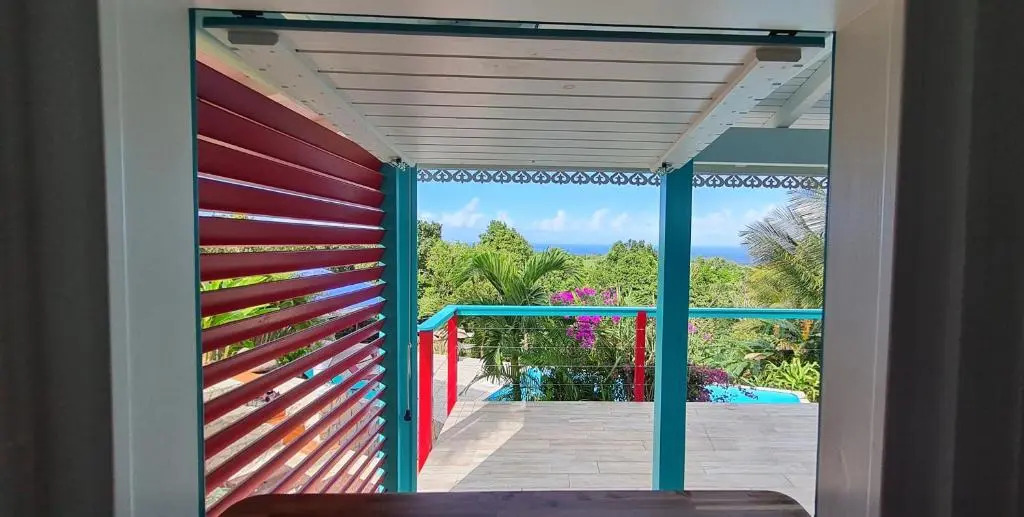Villa créole vue mer