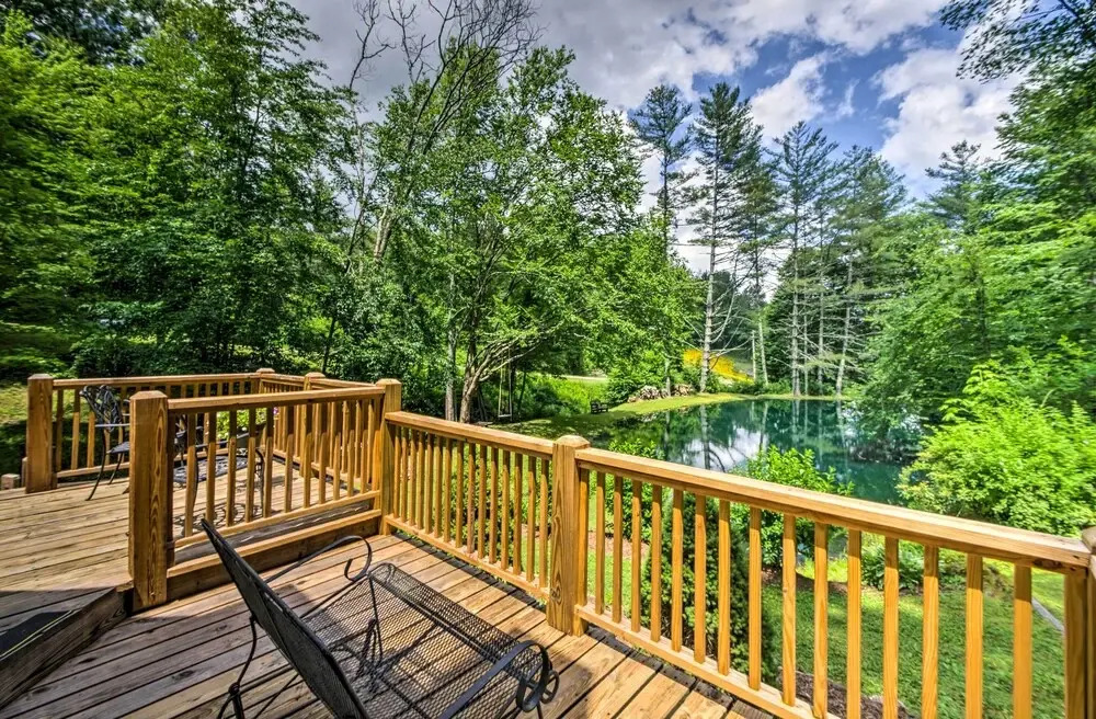Serene Todd Getaway w/ Private Pond & Creek Views!