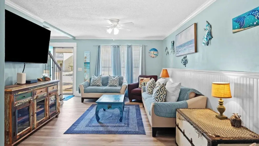 Golf Cart Included! Bright Coastal Home Near Panama City Beach & Local Dining Sunshine Chateau by Avantstay