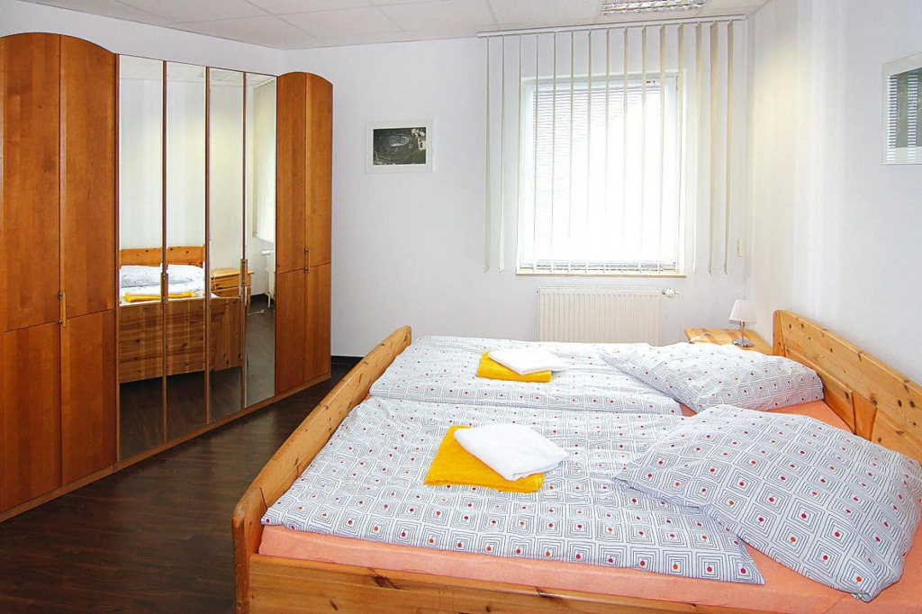Apartment in Schwerin with a shared wellness