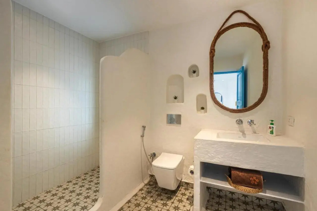 SaffronStays Kairos Zeus, Karjat - Greek style pool villa near Camp Max